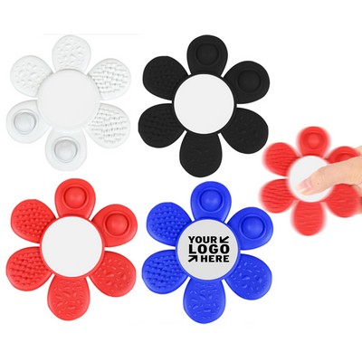 Bubble Flower Pop Fidget Spinner Toy Anti-Stress