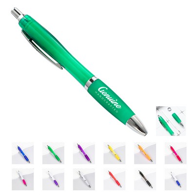 Translucent Barrel Ballpoint Pen